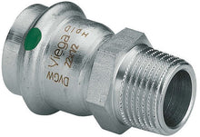 Puntstuk 28MM 4/4"M sanpress inox Viega