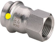 Puntstuk 4/4"F-28MM sanpress inox gas Viega