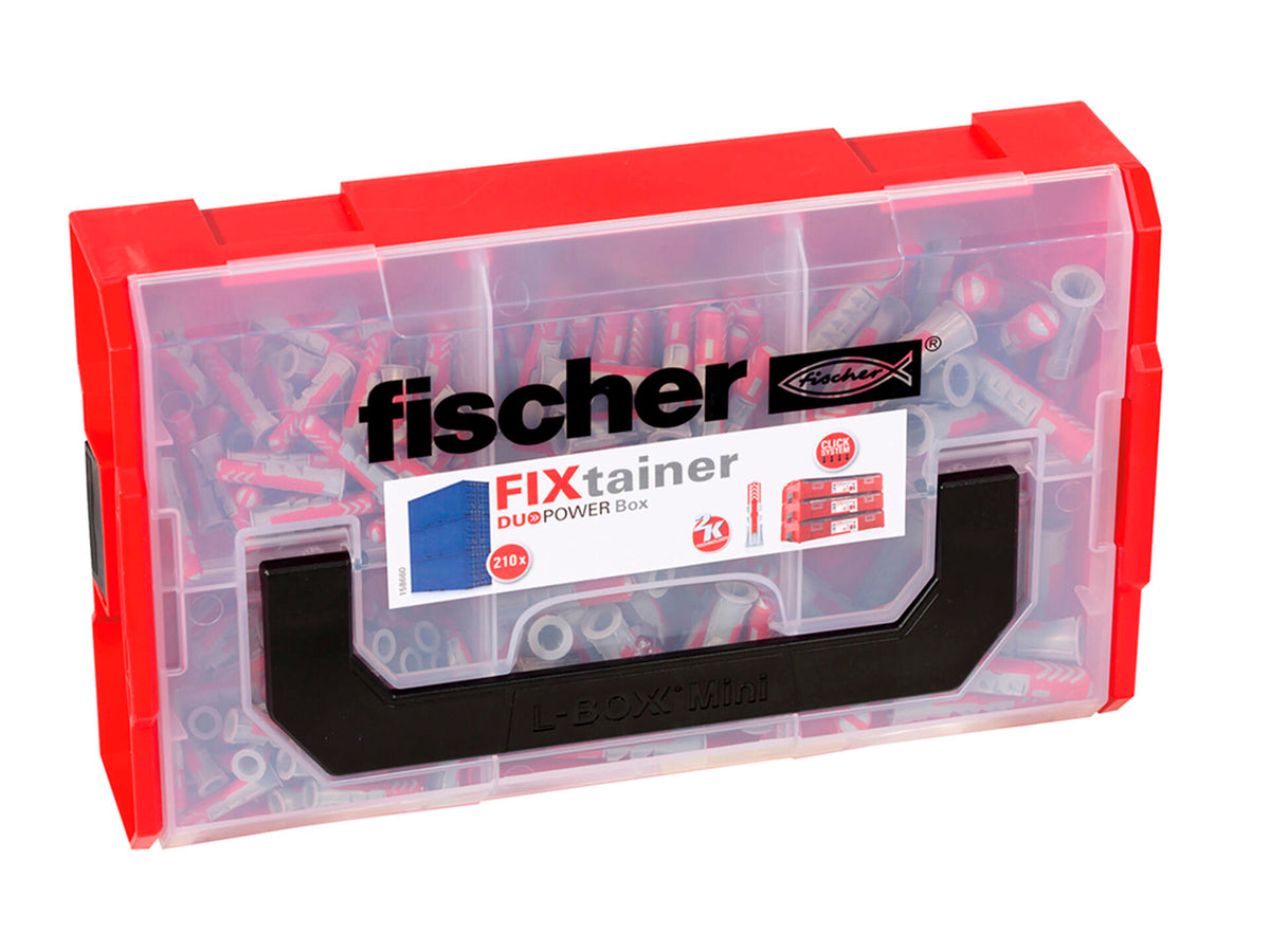 Fischer FIXtainer Duopower pluggenset 6/8/10 210 stuks