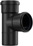 T PP 90°MF 125-110MM ZWART