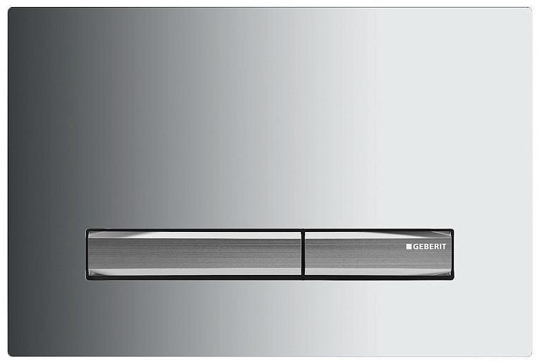 Duwplaat 2-TOETS SIGMA50 Geberit chroom, inbouwreservoirs — SKU DESCO-163104