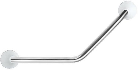 Haakse wandbeugel Linido 45GR rechts/links inox