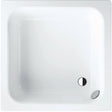 Tub plaatstaal diep bette 90- 90-28CM wit