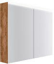 Spiegelkast COFFEE 2 deuren 1000MM 4250K teakhout Decor kaneel