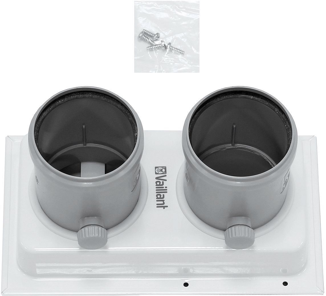 CLV.ADAPTER ECOTEC OUD VAILLANT 2X80MM