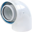 ROLUX COUDE CONCENTRIQUE 90° 100/150MM METAL/PP UBBINK