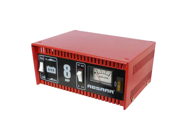 Absaar acculader 6/12V 8A