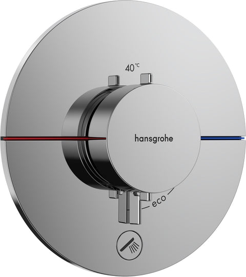 Afwerkset thermostaat +1 functie (+1FUNCTIE) Comfort S HG chroom