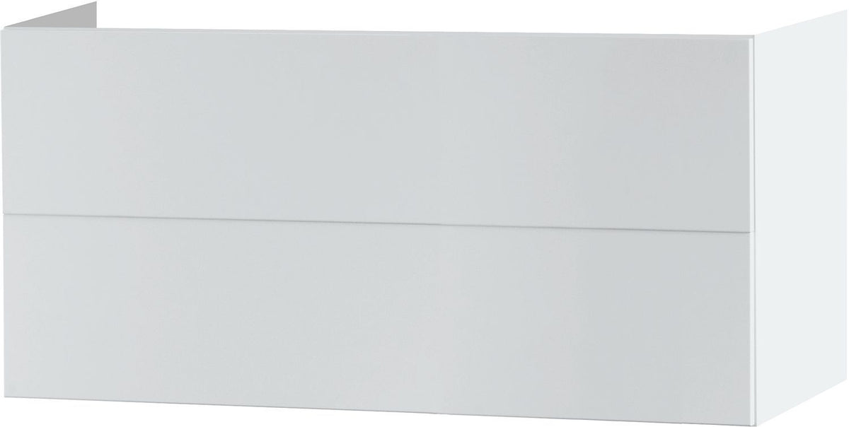 Onderkast puro 2 laden 120CM Push-Open satijn wit