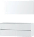 Meubel Molto poederwit 160 Solid spiegel