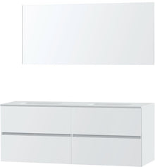 Meubel Molto poederwit 160 Solid spiegel