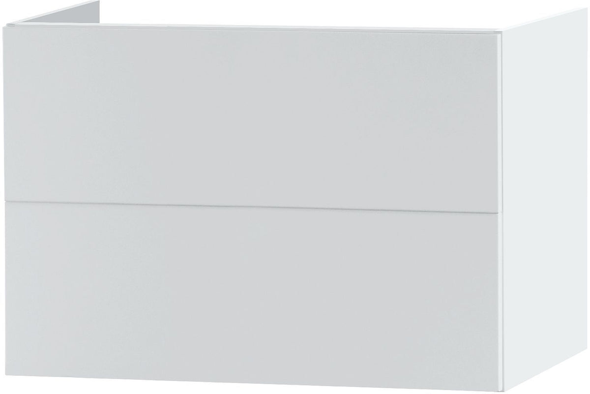 Onderkast puro 2 laden 80CM Push-Open satijn wit