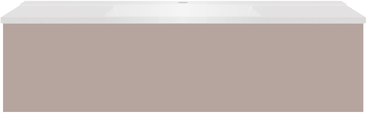 Onderbouw COFFEE 1 lade 120 mat basaltgrijs+wastafel mat wit