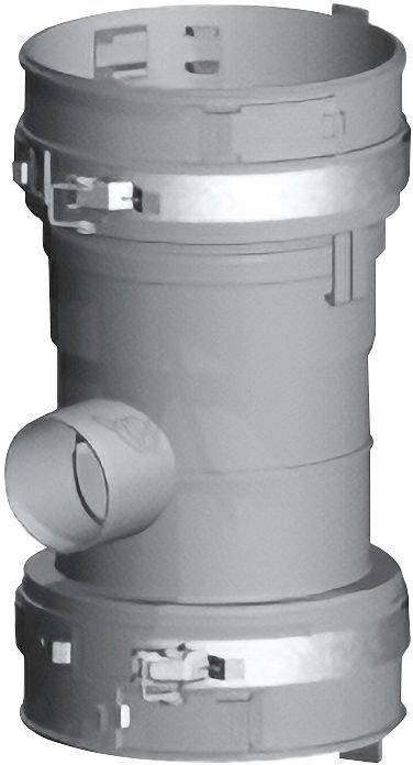 T-aansluitset Pp voor multiflex clv voor RENOVATIE100-60MM