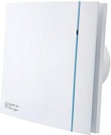Badkamer ventilator + regelbare hygrostaat SILENT-100 chz design s&p