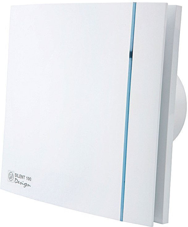 Badkamer ventilator + regelbare hygrostaat SILENT-100 chz design s&p