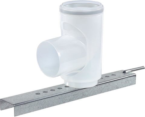 Bocht+steun voor Pp flexibel ubbink 80MM