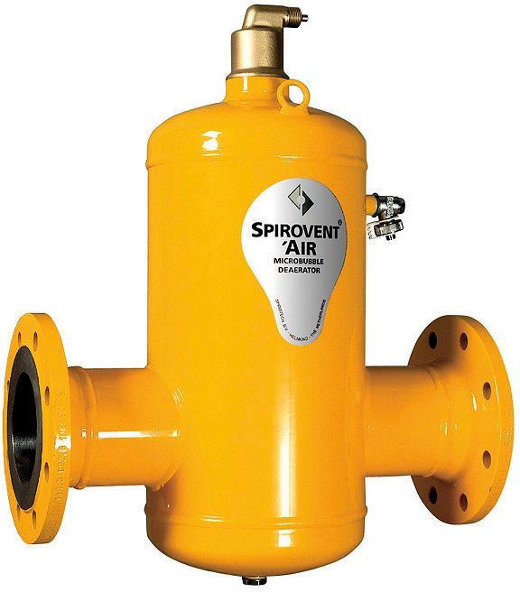 Luchtafscheider spirovent DN065 flensaansluiting