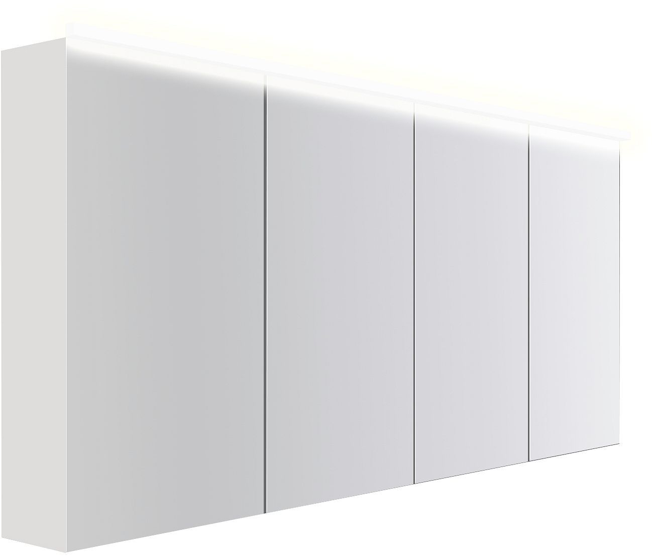 Spiegelkast COFFEE 4 deuren 1800MM 4250K Decor Fluweel