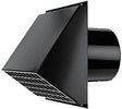 GEVELDOORVOER VOOR VENTILATIE SYSTEEM ZWART D255/200 VASCO