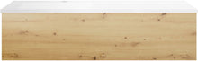 ONDERBOUW COFFEE 1 LADE 120 EIKEN DECOR URBAN+WASTAFEL LINKS MAT WIT