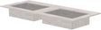 Tablet Keramisch MARMER puro dubbele lavabo S B120 H1,2 +kraangaten travertin new