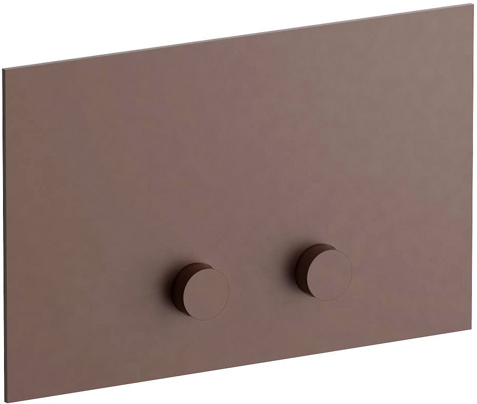 Duwplaat 2-TOETS voor Geberit SIGMA8 SIGMA12 icona classic fantini mat Copper pvd