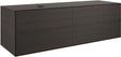 SOUS MEUBLE 4 TIROIRS+ TABLET POUR LAVABO A POSER GAUCHE TENSO 160CM +TROU ROBINET WENGE