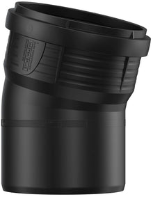 ELLEBOOG PP 15°MF 125MM ZWART