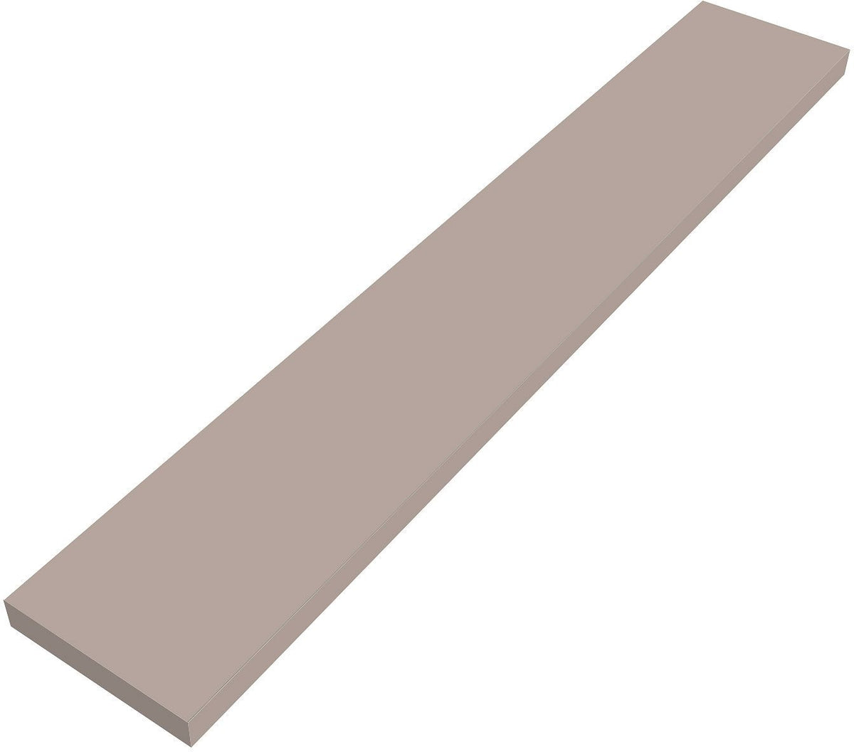 Wandtablet COFFEE 150X800X19MM tot 7KG basaltgrijs mat, badkamermeubelen — SKU DESCO-192704