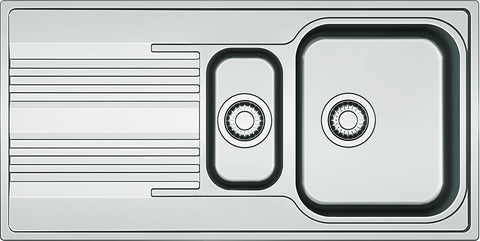 INBOUW SPOELTAFEL SMART FRANKE 1,5 BAK+VERLEK 100X50 INCLUSIEF AFLOOPSYSTEEM OMKEERBAAR
