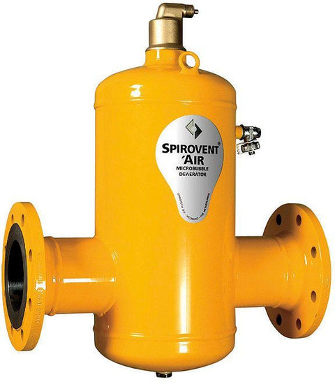 Luchtafscheider spirovent DN150 flensaansluiting