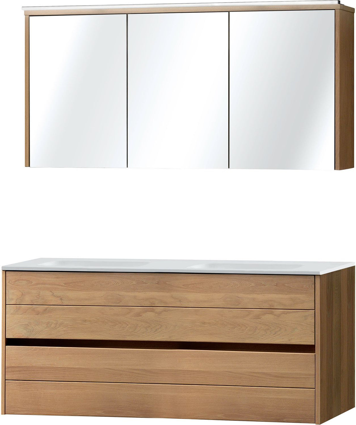 Meubel Molto massif eik 140 Solid spiegelkast
