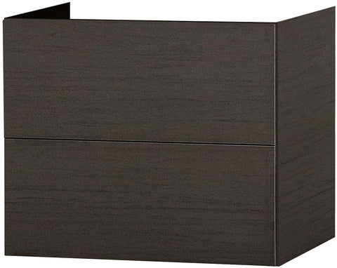 Onderkast puro 2 laden 70CM Push-Open wenge, badkamermeubelen — SKU DESCO-162048