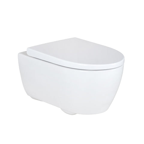 Geberit iCon hang-wc set Rimfree diepspoeler wit met wc-zitting Duroplast gesloten keramiekdesign
