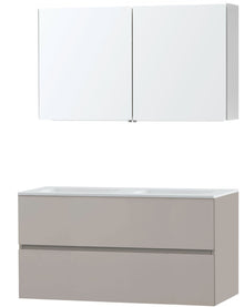 Meubel Molto poedergrijs 120 Solid spiegelkast