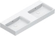 Dubbele lavabo Premium catalano cataglaze+ 120X47CM wit