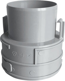 Koppelstuk Pp voor (multi)flex 130MM vast/flex
