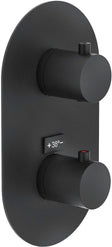 SET DE FINITION THERMOSTAT+INVERSEUR LIVE/VELIS NOBILI NOIR MAT