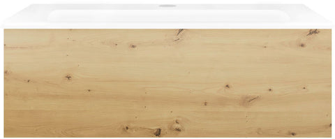 Onderbouw COFFEE 1 lade 90 eik urban+wastafel porselein wit, badkamermeubelen — SKU DESCO-192577