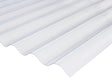 Scala plaque ondulée 76/18 244x115 cm 0,9mm pvc transparent