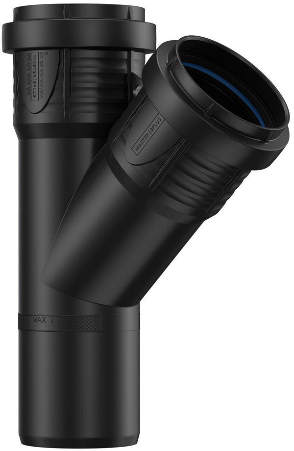 T PP 45°MFF 50-50MM ZWART