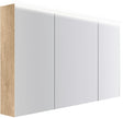 Spiegelkast COFFEE 3 deuren 1400MM 4250K eiken Decor kasjmier
