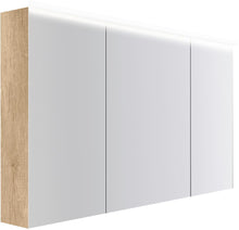 Spiegelkast COFFEE 3 deuren 1400MM 4250K eiken Decor kasjmier
