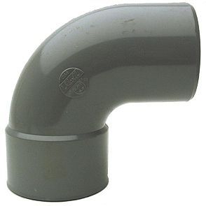 PVC elleboog kW Nicoll 90°.MF 90MM