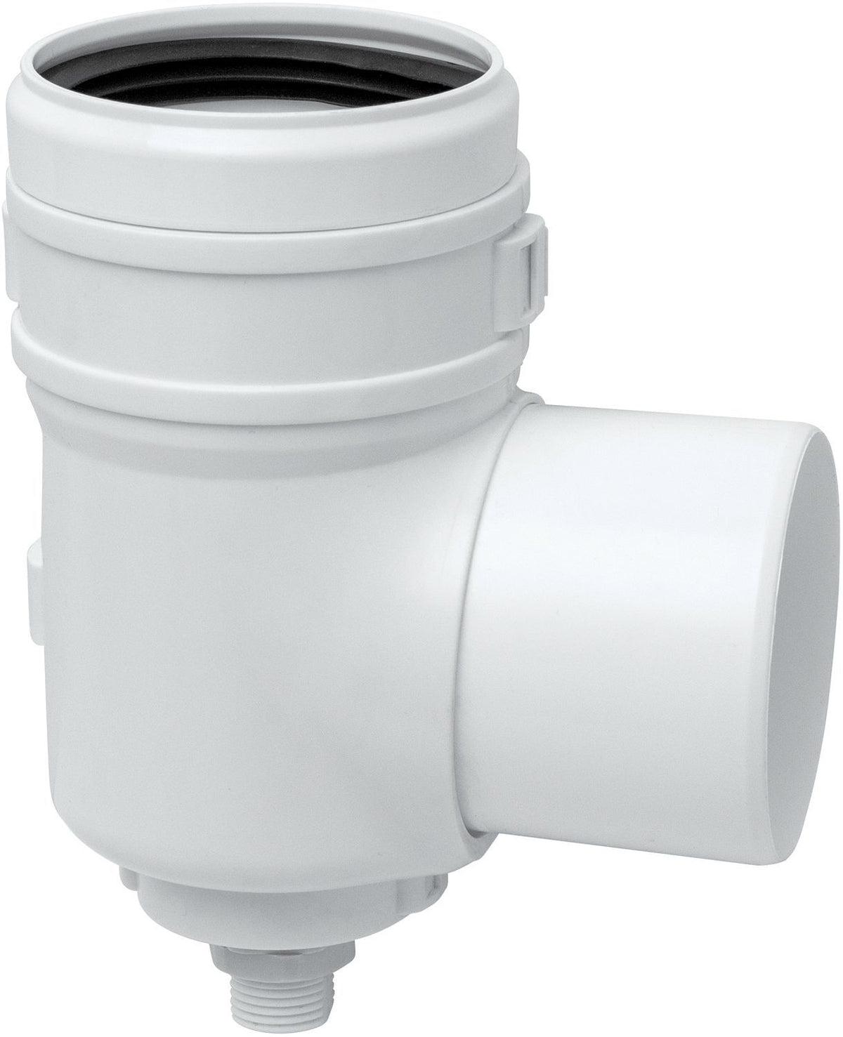 UNIFLOW BOCHT 80MM 90° VOOR SCHOUWKIT PP FLEXIBEL
