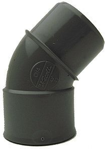 PVC elleboog kW Nicoll 45°.MF 40MM