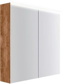 Spiegelkast COFFEE 2 deuren 800MM 4250K teakhout Decor kaneel
