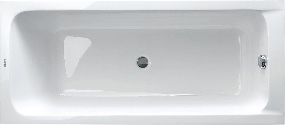 Bad D-Code Duravit 170-75 zonder poten wit afvoer midden