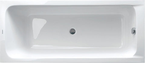 Bad D-Code Duravit 170-75 zonder poten wit afvoer midden